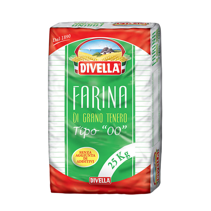 Farina 00 25kg divella