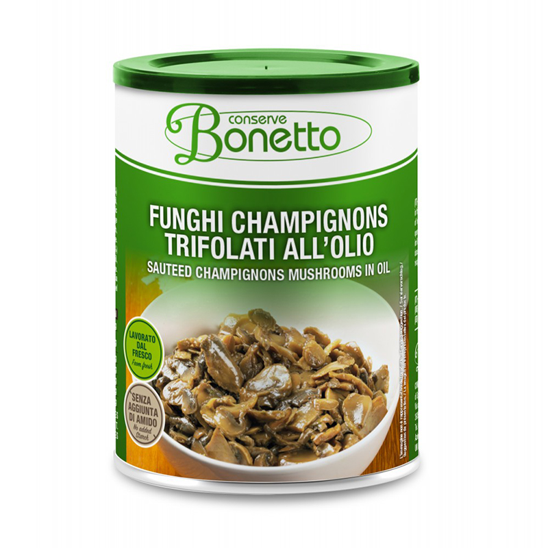 Funghi champignon trifolati all'olio