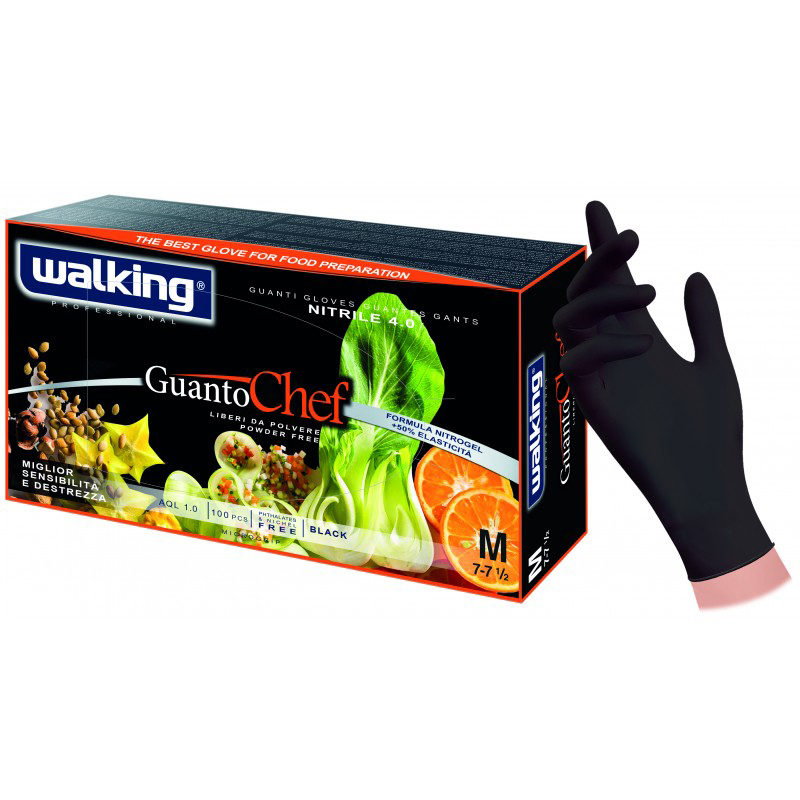 Guanti Chef Walking Nero Taglie M - L - XL