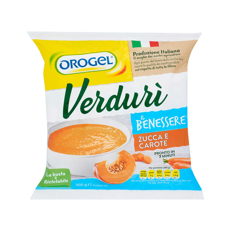 Verdurì Zucca e Carote 600 gr