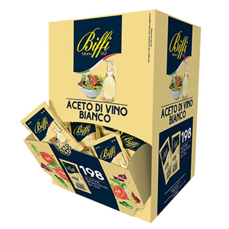 Aceto di Vino Bianco Monodose 5 ml x 198 pz