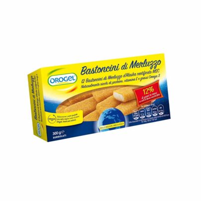 Bastoncini di Merluzzo Impanati 25 x 12 pz.