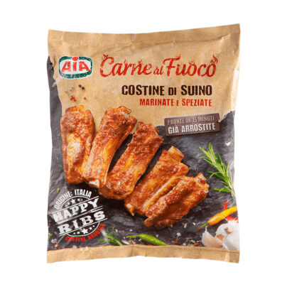 Costine di suino marinate e speziate