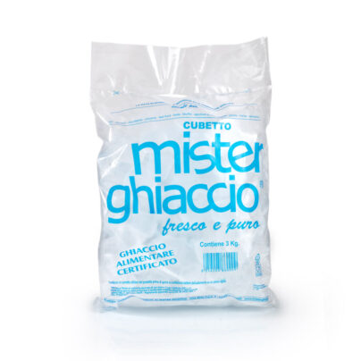 Ghiaccio a cubetti 3 kg