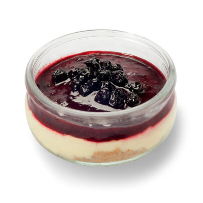 Monoporzione Cheesecake ai Mirtilli