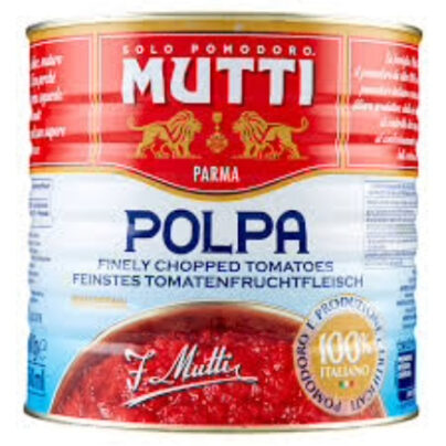 Polpa Mutti in latta x 2,5 kg