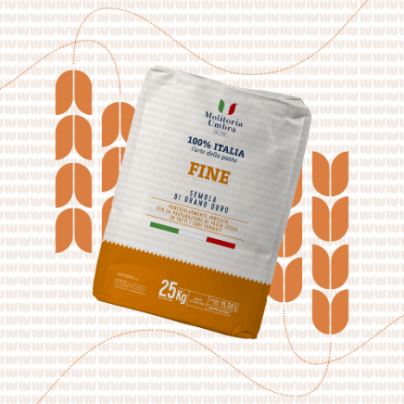 Semola Fine 100% Italia x 25 Kg