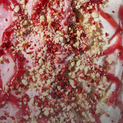 Gelato Cupola Panna e Fragola Sammontana
